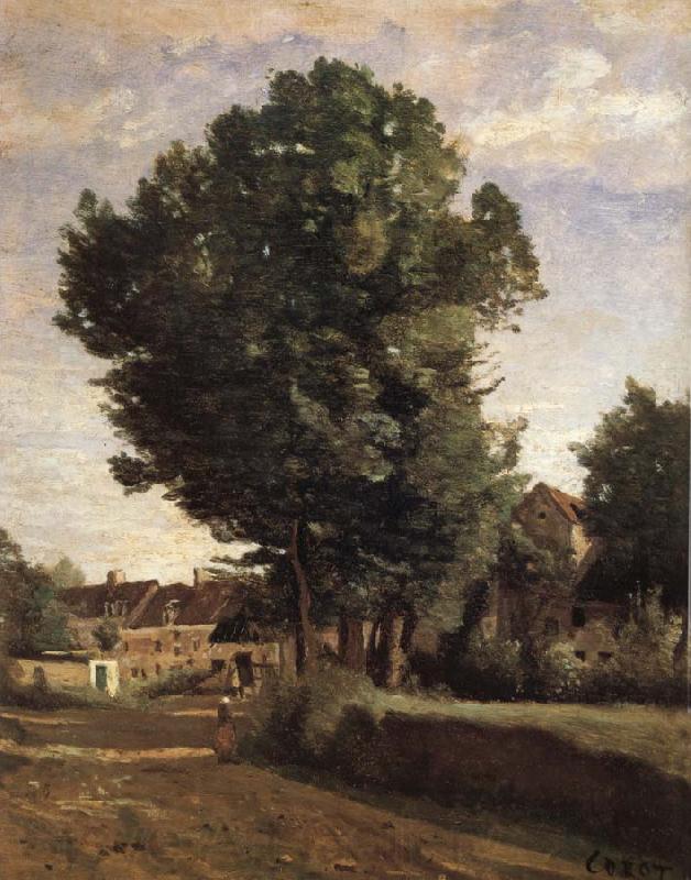 Corot Camille Entrance of Coubron Spain oil painting art
